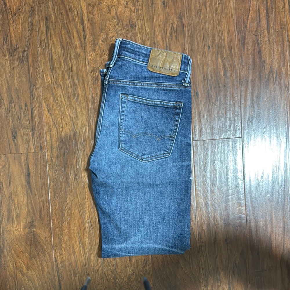 Men's Blue Denim Shorts